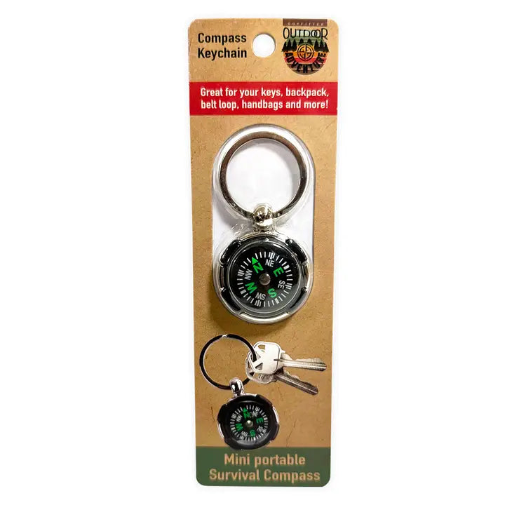 Compass Keychain